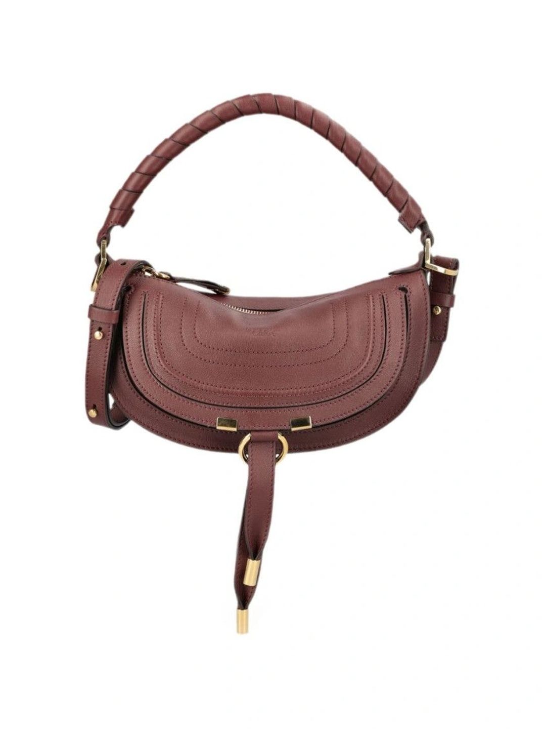 Chloe Leather Half Moon Shoulder Bag-picture-29