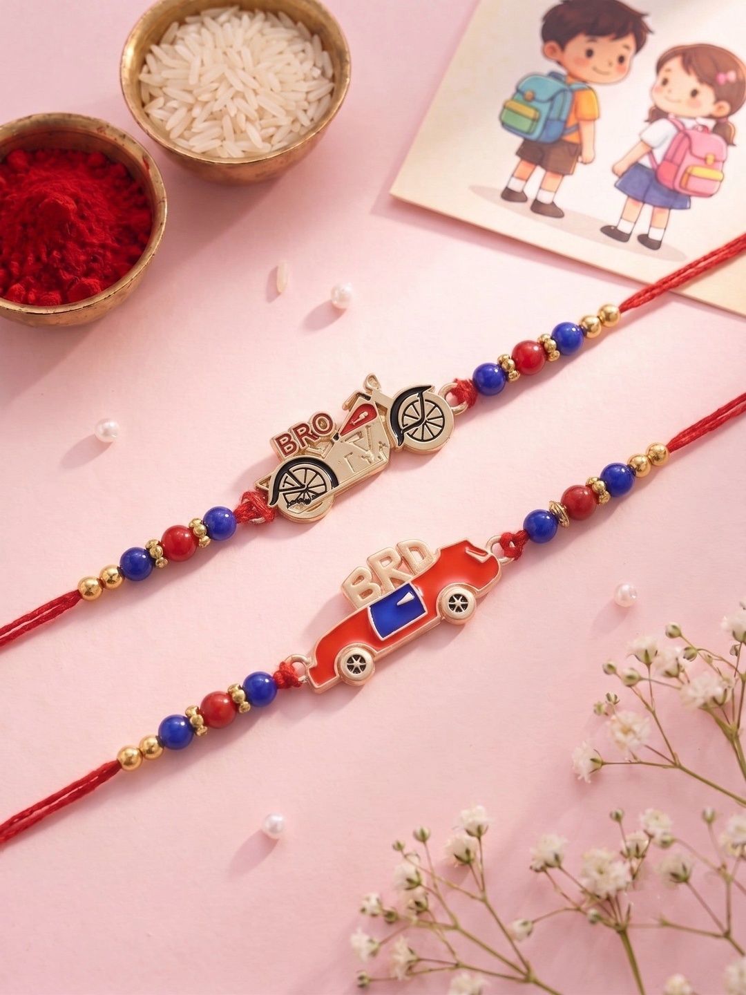 MEIRA JEWELLERY Thread Rakhi-picture-27