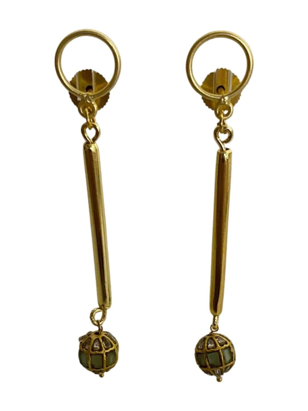 9ROCK Geometric Drop Earrings-image-29