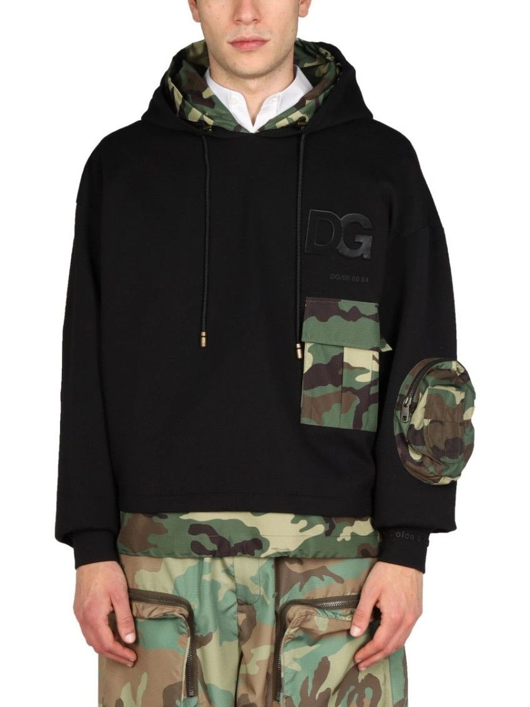 Dolce & Gabbana Men Colourblocked Hooded Sweatshirt-picture-17