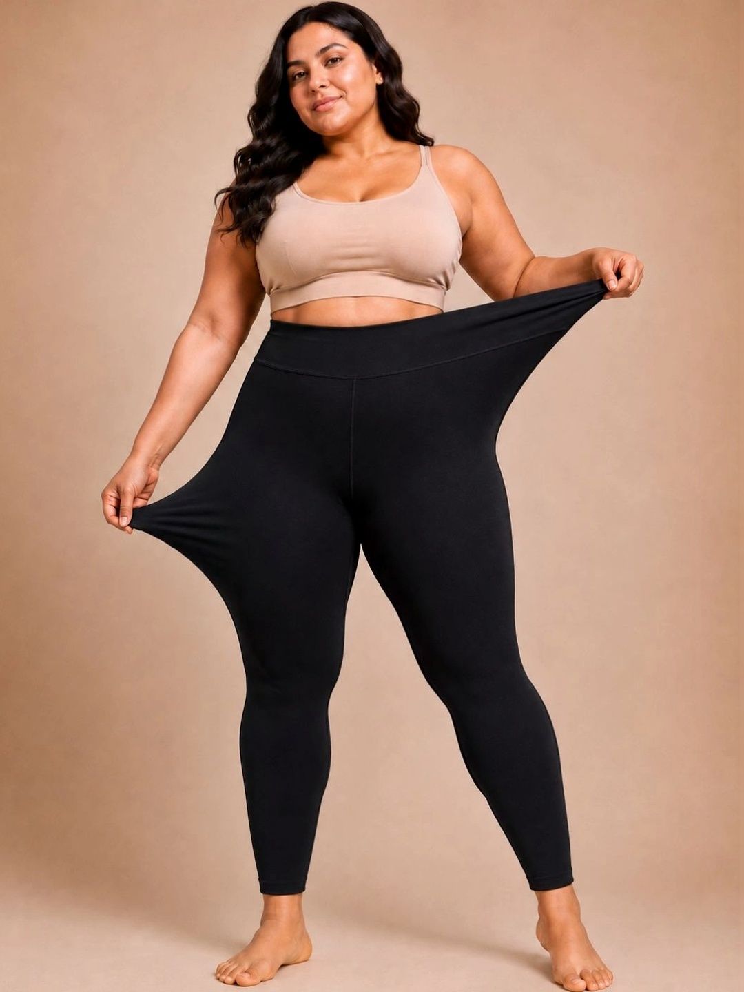 G Heist Plus Size High-Rise Thermal Bottom-picture-18