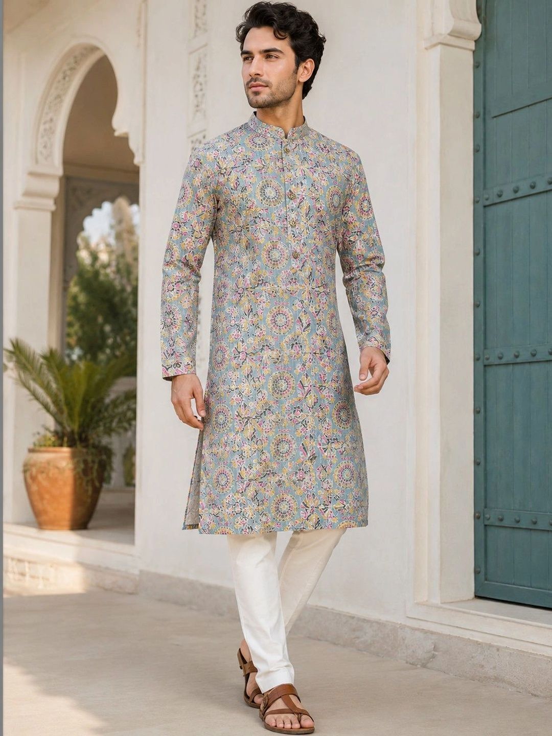 LENIA Men Ethnic Motifs Printed Kurta-picture-40