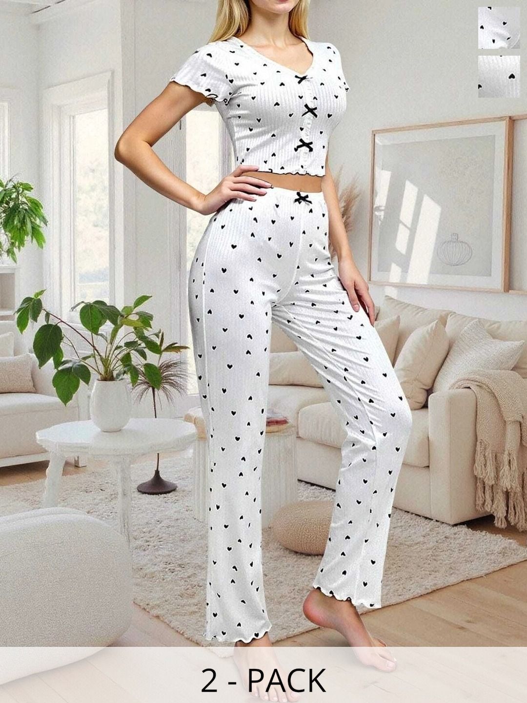 VSNAZ Women Printed Night suit-picture-44