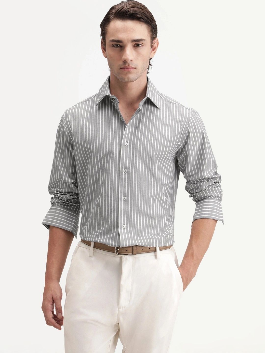 RARE RABBIT Men Striped Casual Shirt-picture-11