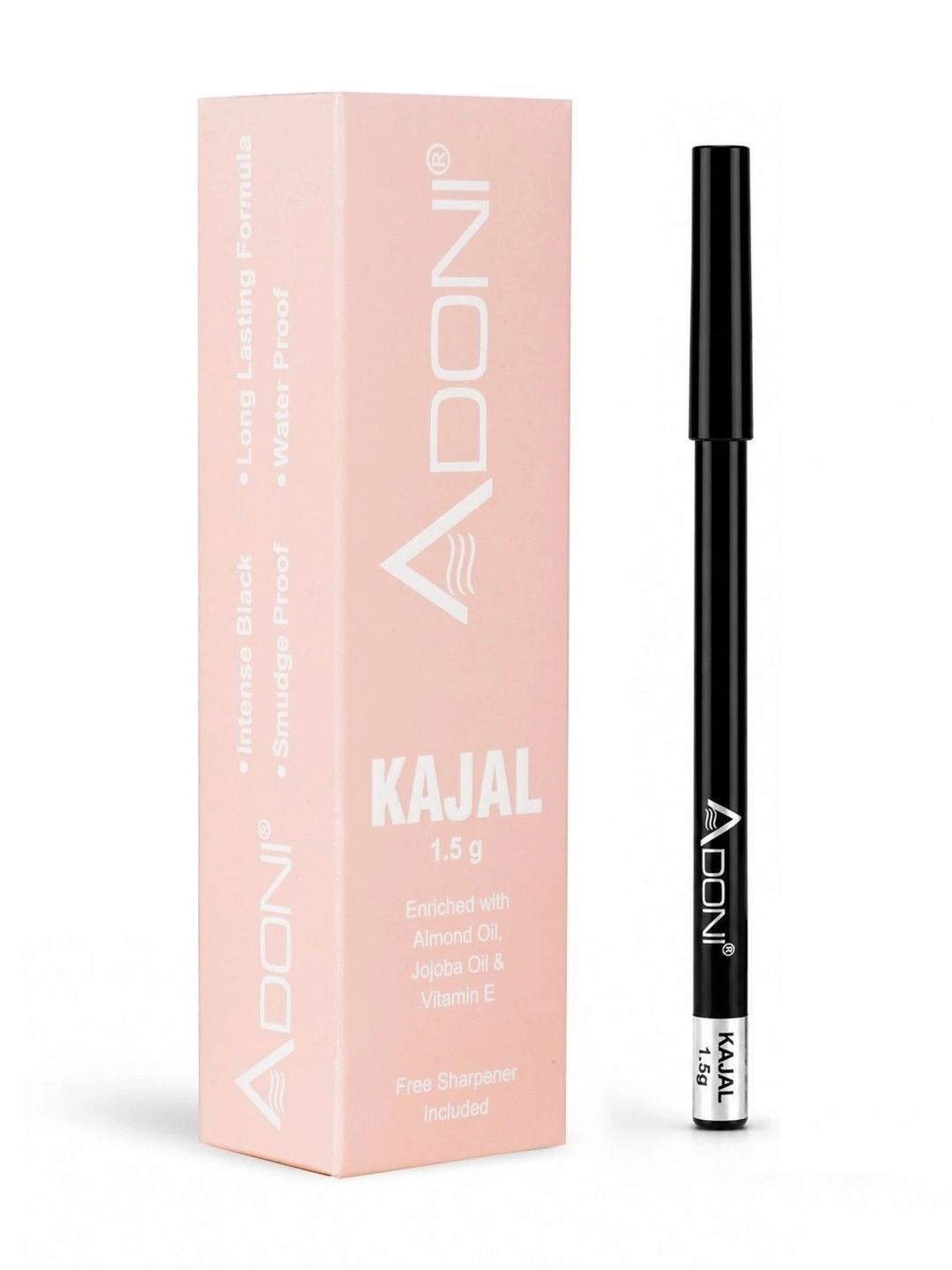 ADONI Waterproof Intense Kajal With Jojoba Oil - Pearl Blue-picture-7