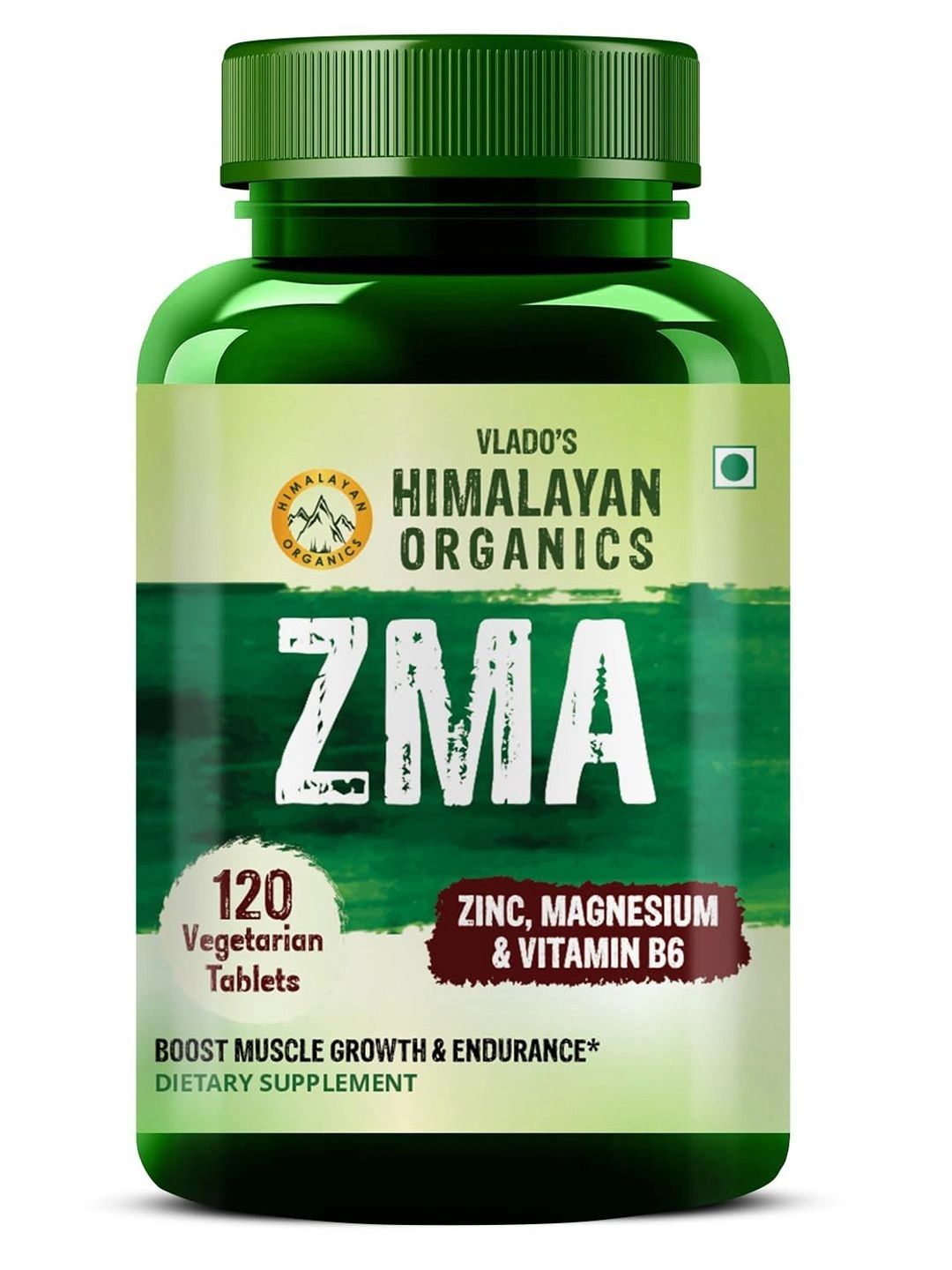 Vlados Himalayan Organics ZMA Zinc Magnesium & Vitamin B6 - 120 Veg Tablets-image-18