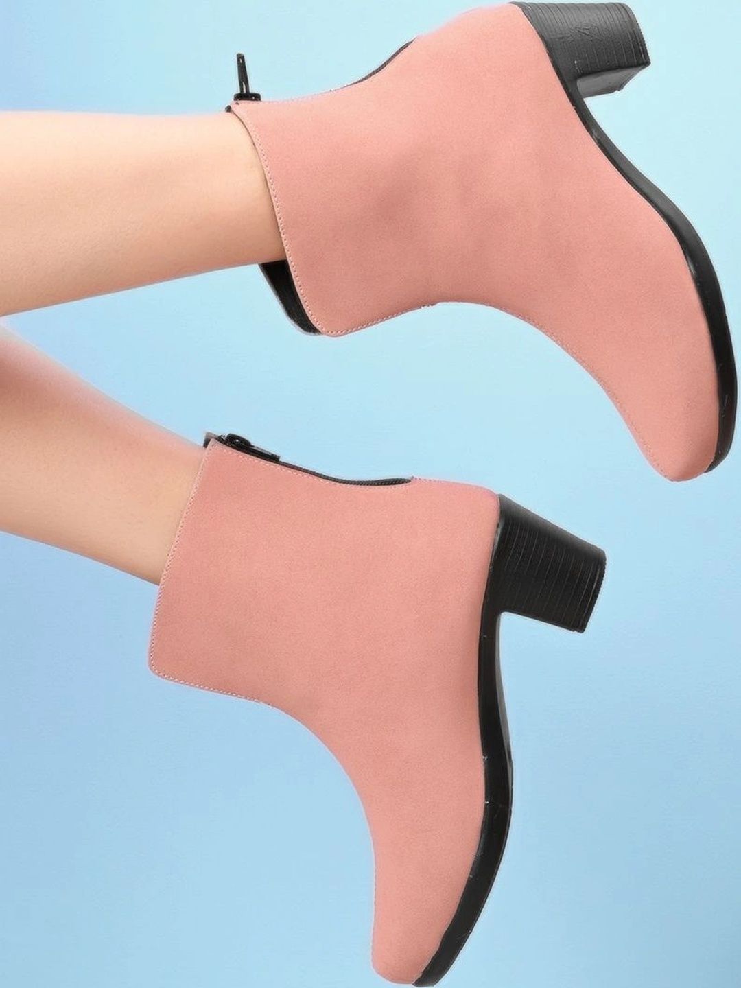 Killer Round Toe Zip Regular Boots-picture-49