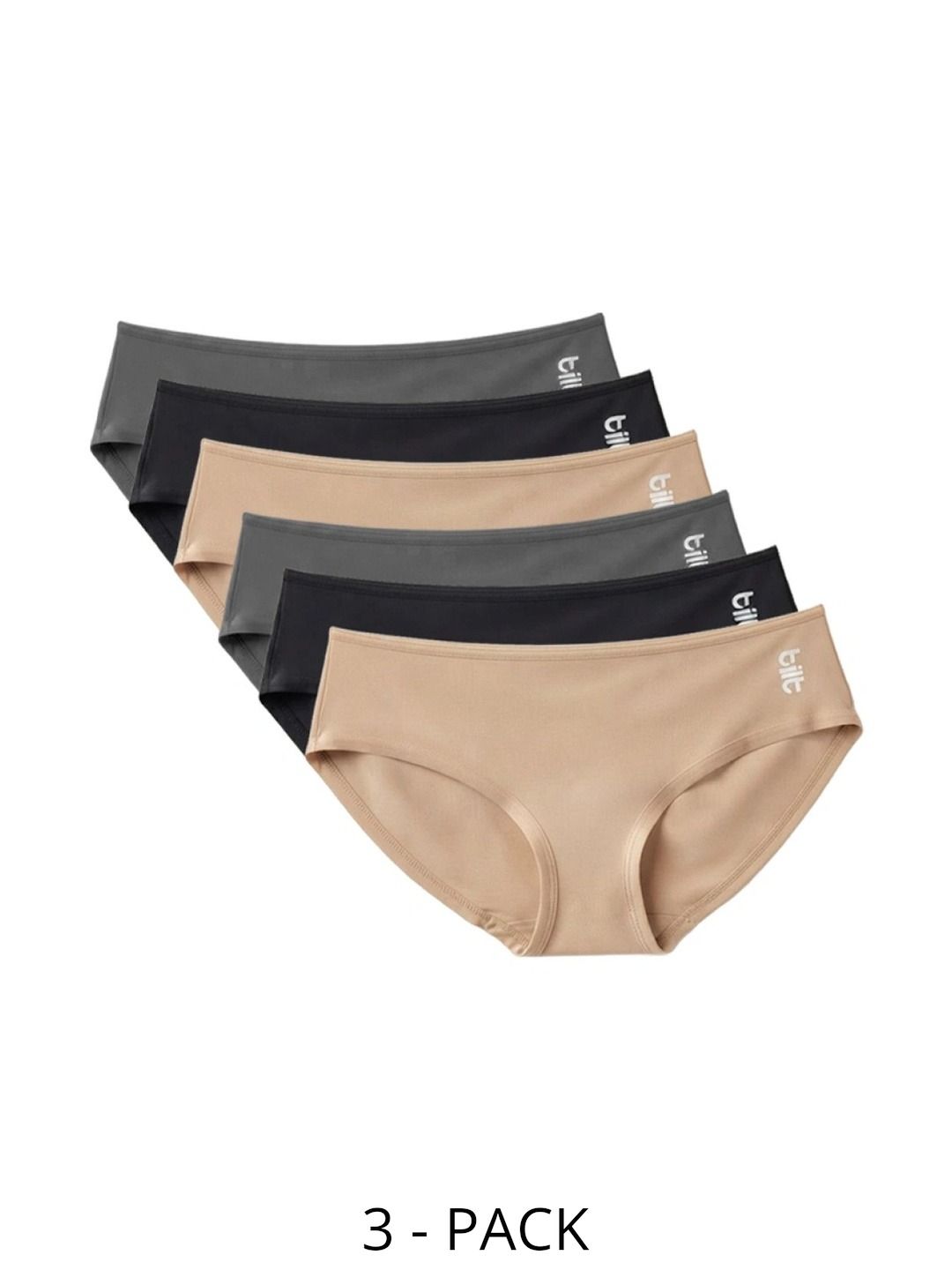 Tilt Women Pack of 3 Anti Microbial Bikini-picture-32