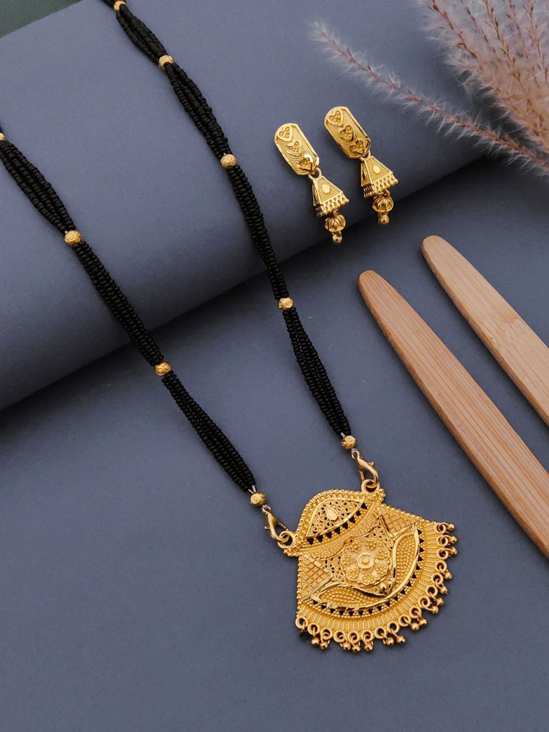 Jizshou Gold-Plated Mangalsutra-picture-12