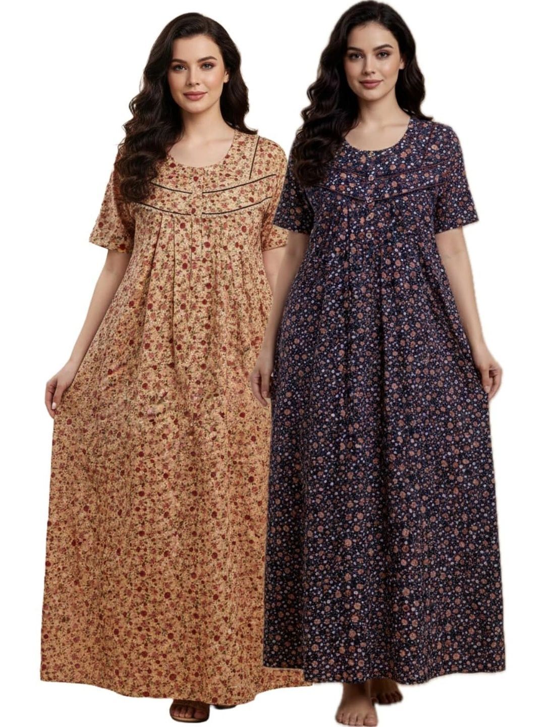 Bahumaan Printed Maxi Nightdress-picture-17