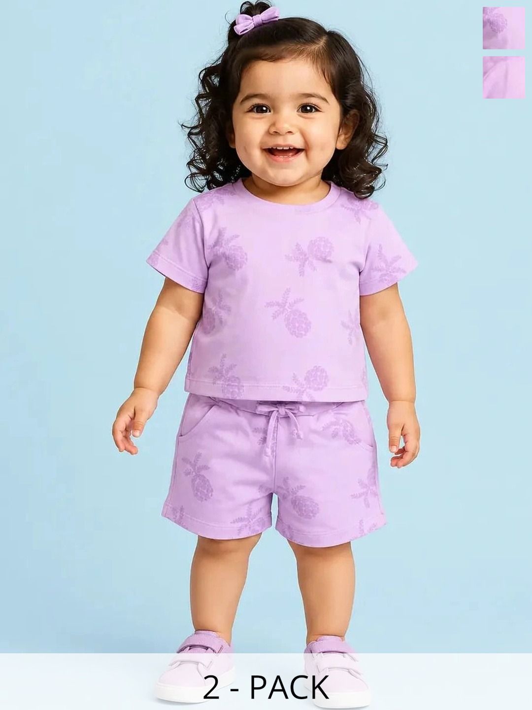 Bloomup Girls Printed T-shirt with Shorts-picture-20