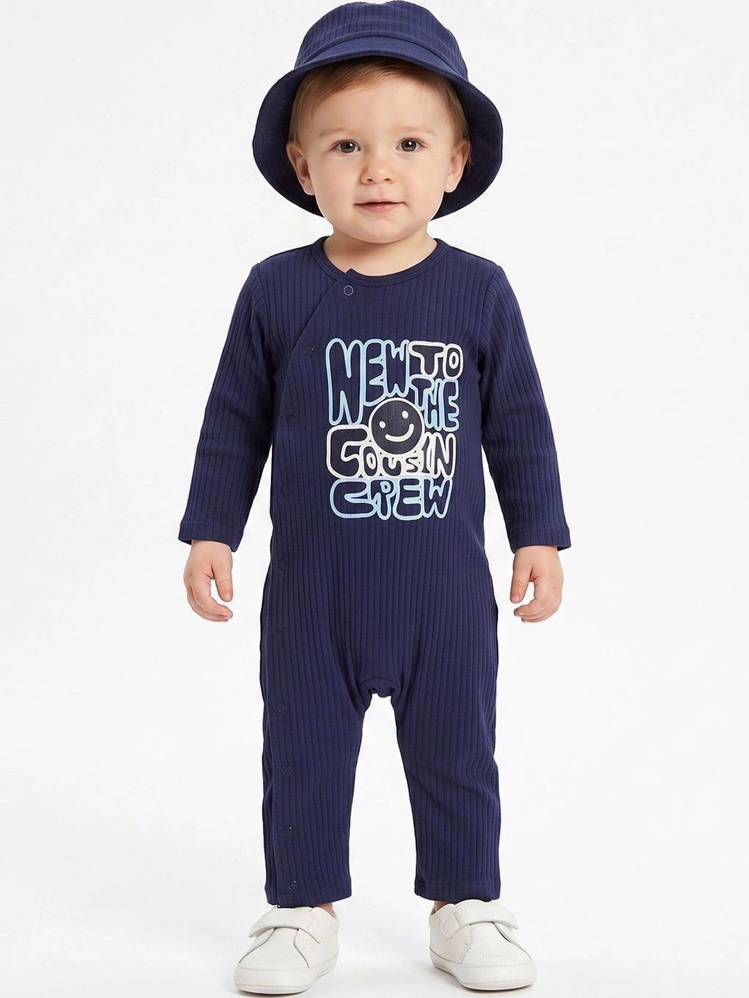 MINI KLUB Infant Boys PrintedCotton Rompers-picture-55