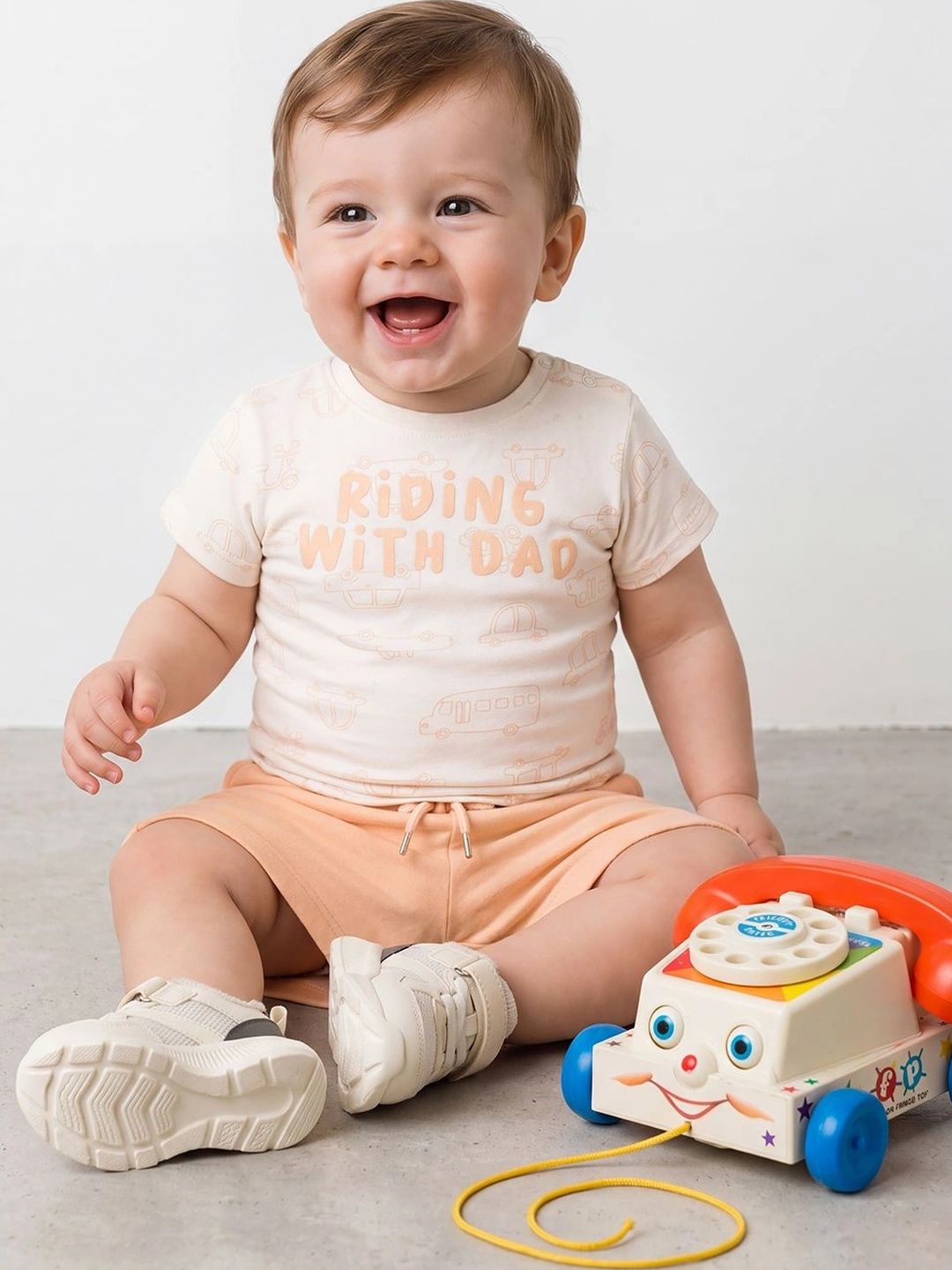 R&B Boys Typography Printed Pure Cotton T-shirt-picture-41