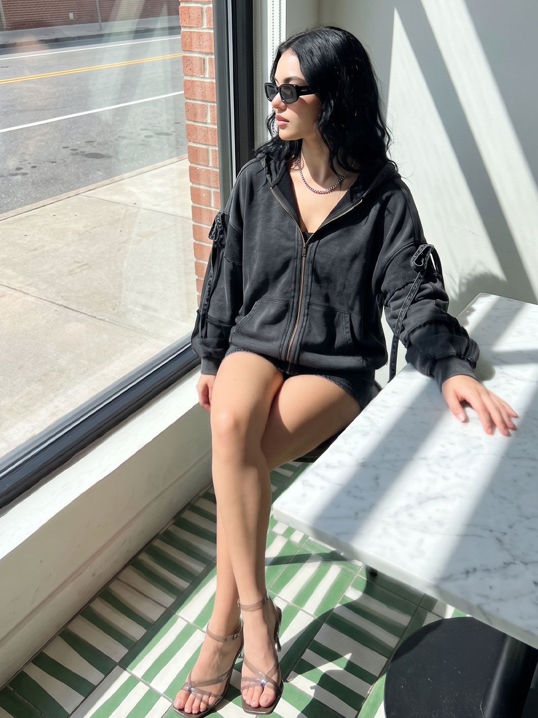 Suo Women Hooded Sweatshirt-picture-46