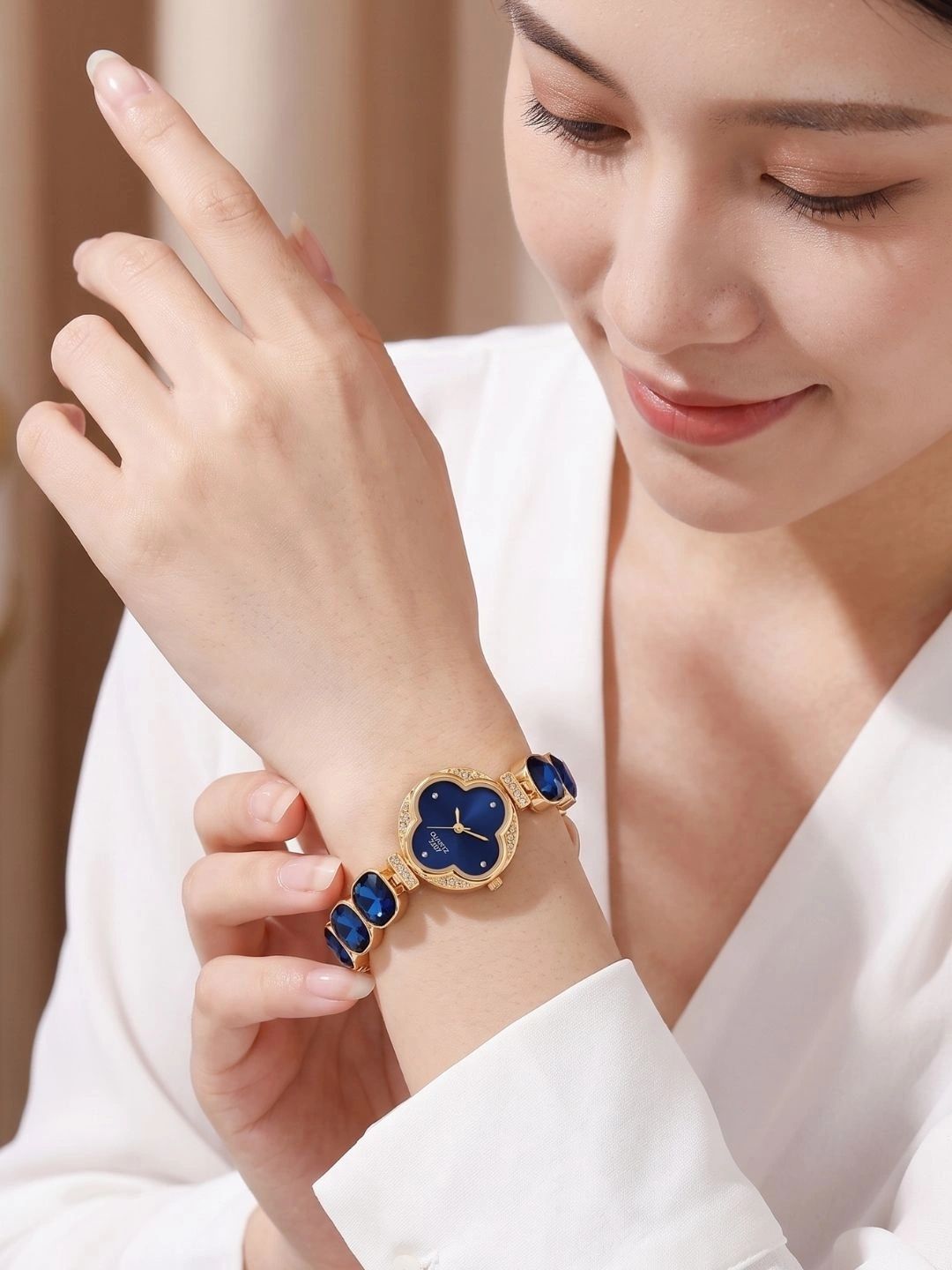 CLEO BE BOLD BE YOU Women Embellished Dial & Stainless Steel Bracelet Style Straps Analogue Watch-image-39