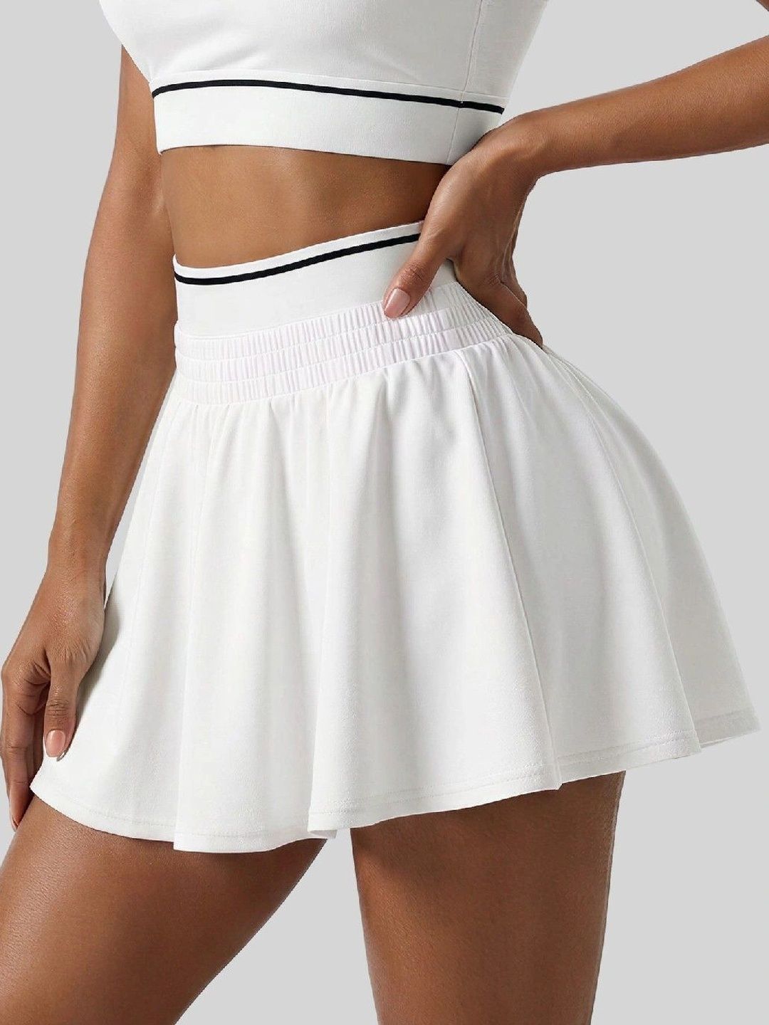 ENRIZZ Women Mini Flared Skirt-picture-26
