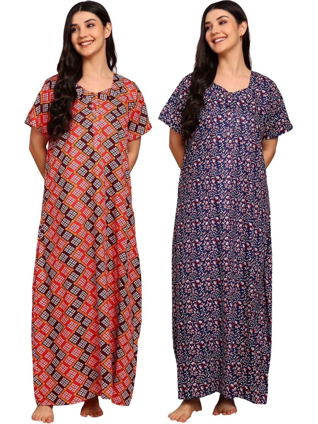 YUKATA Printed Maxi Nightdress-picture-41