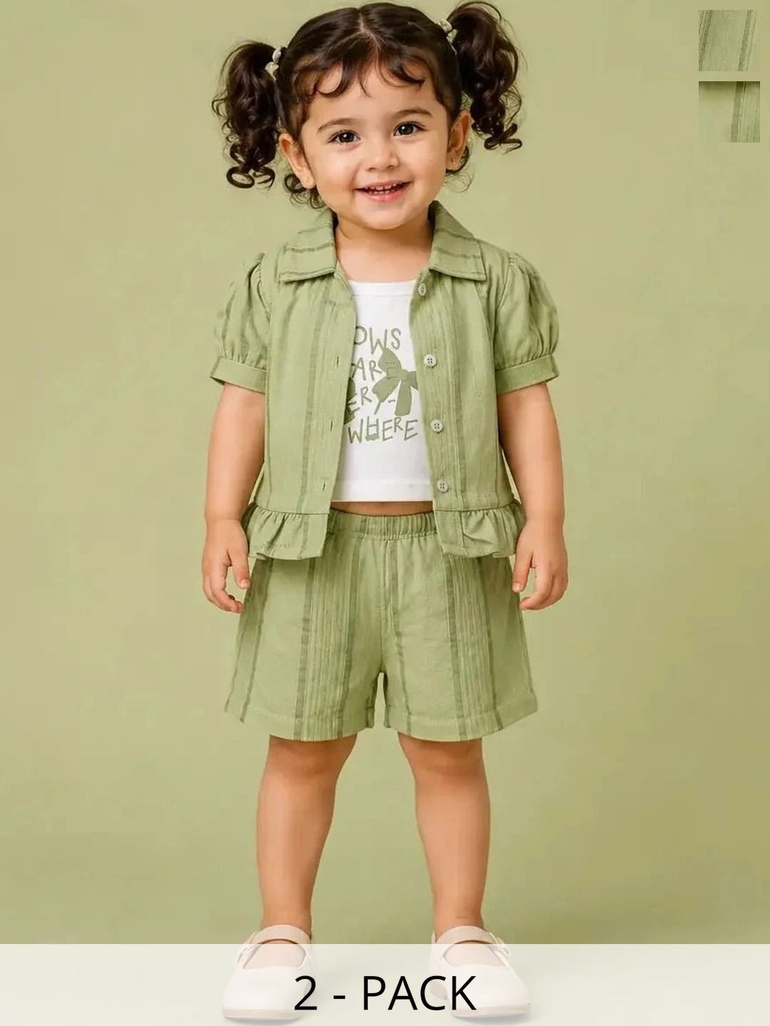 Bloomup Girls Printed T-shirt with Shorts-picture-19