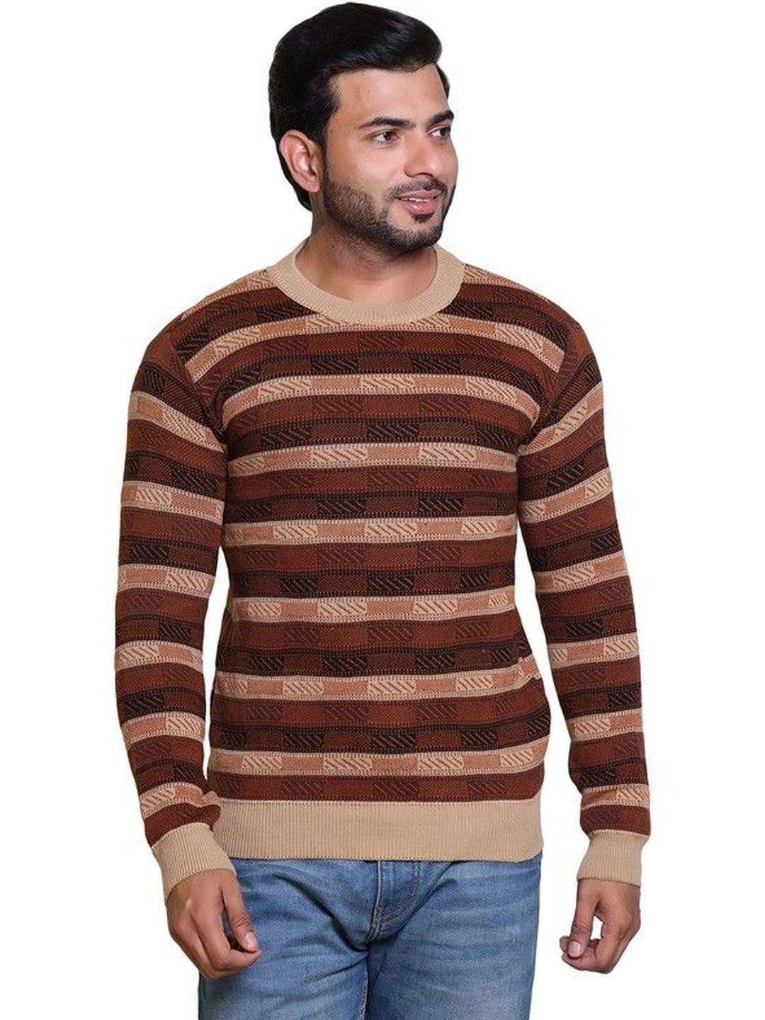 Grand Line Men Striped Pullover-picture-26