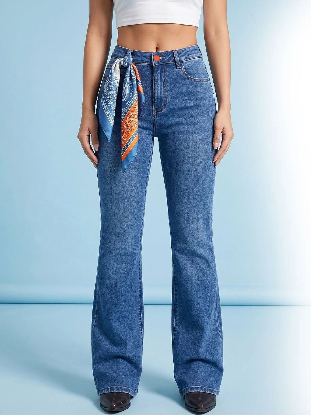 Encrypt Women Comfort High-Rise Stretchable Jeans-picture-42