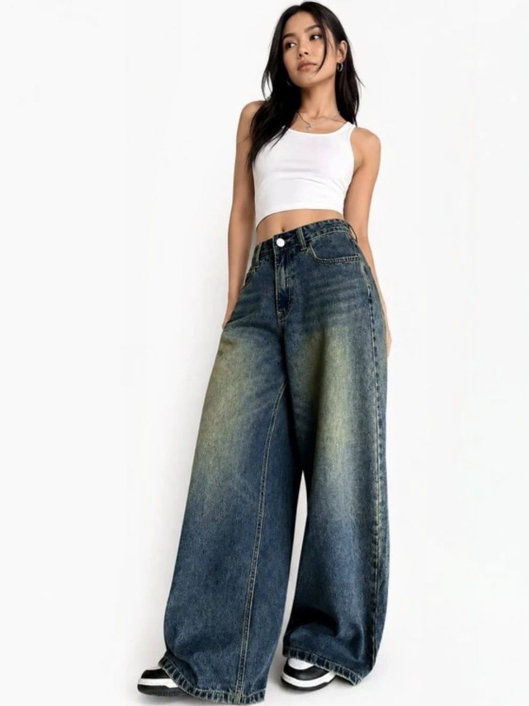ESLITA Women High-Rise Light Fade Jeans-picture-17