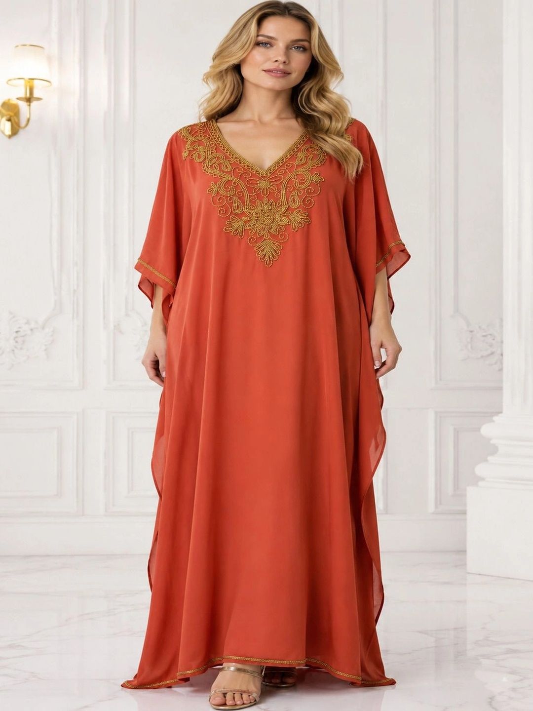 THE HOUSE OF THREADS Women Party Embellished Longline Shrug-picture-39