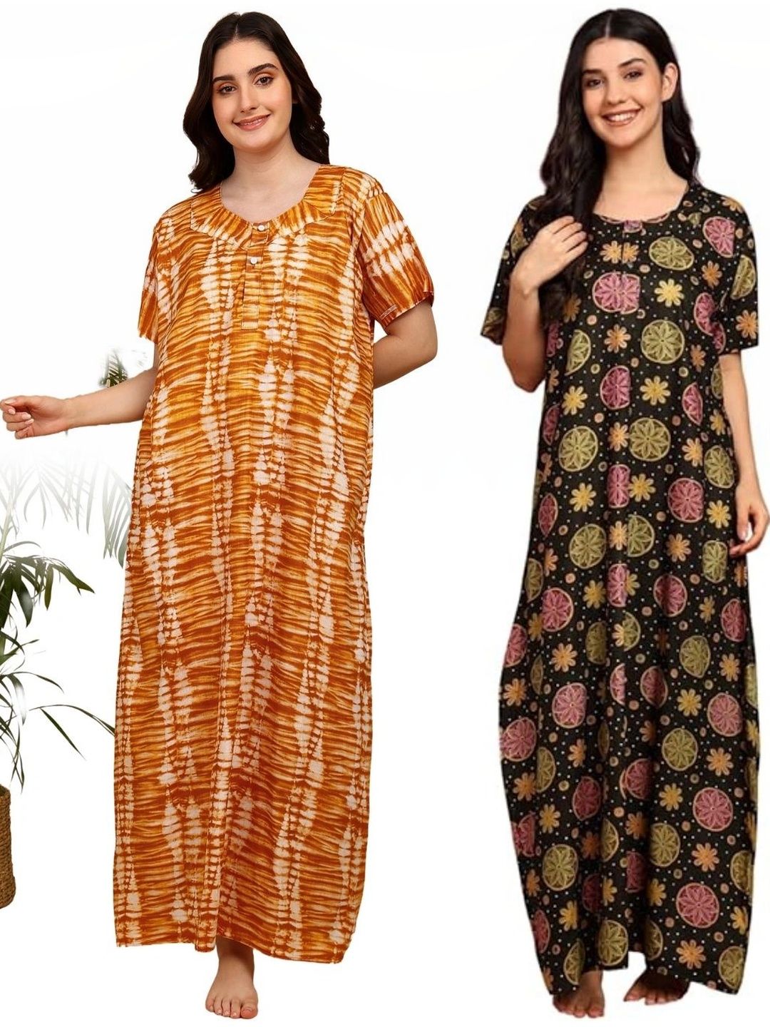 YUKATA Printed Maxi Nightdress-picture-19