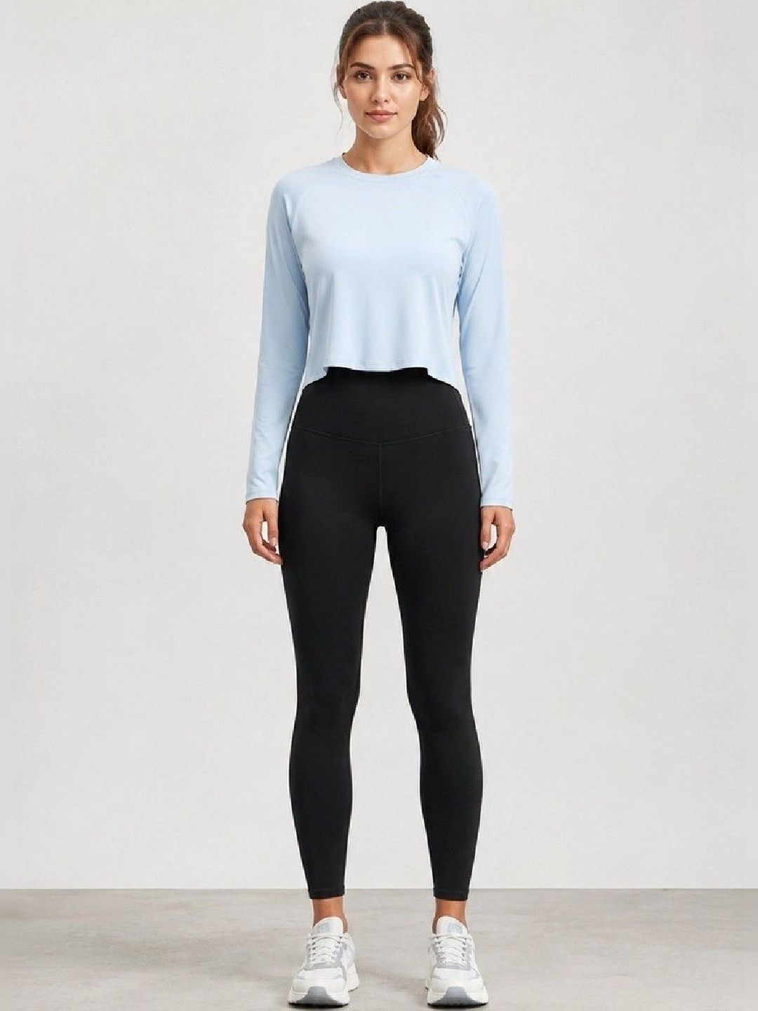 ENRIZZ Solid Top with Leggings-picture-18