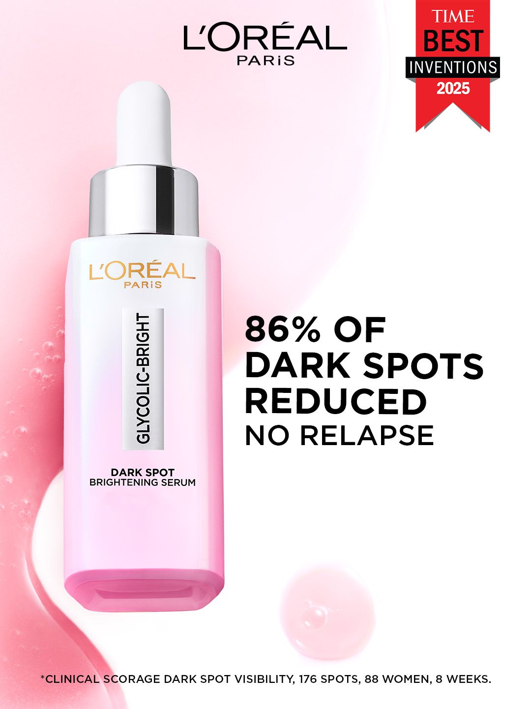 LOreal Glycolic Bright Serum-30ml
