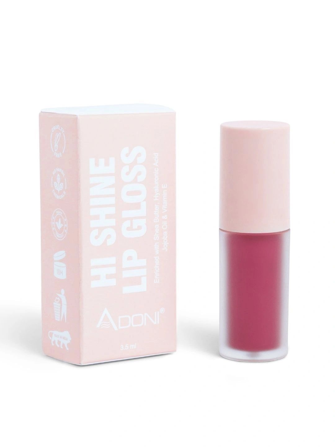 ADONI Lip Gloss - 3.5 ml - Peach-image-9