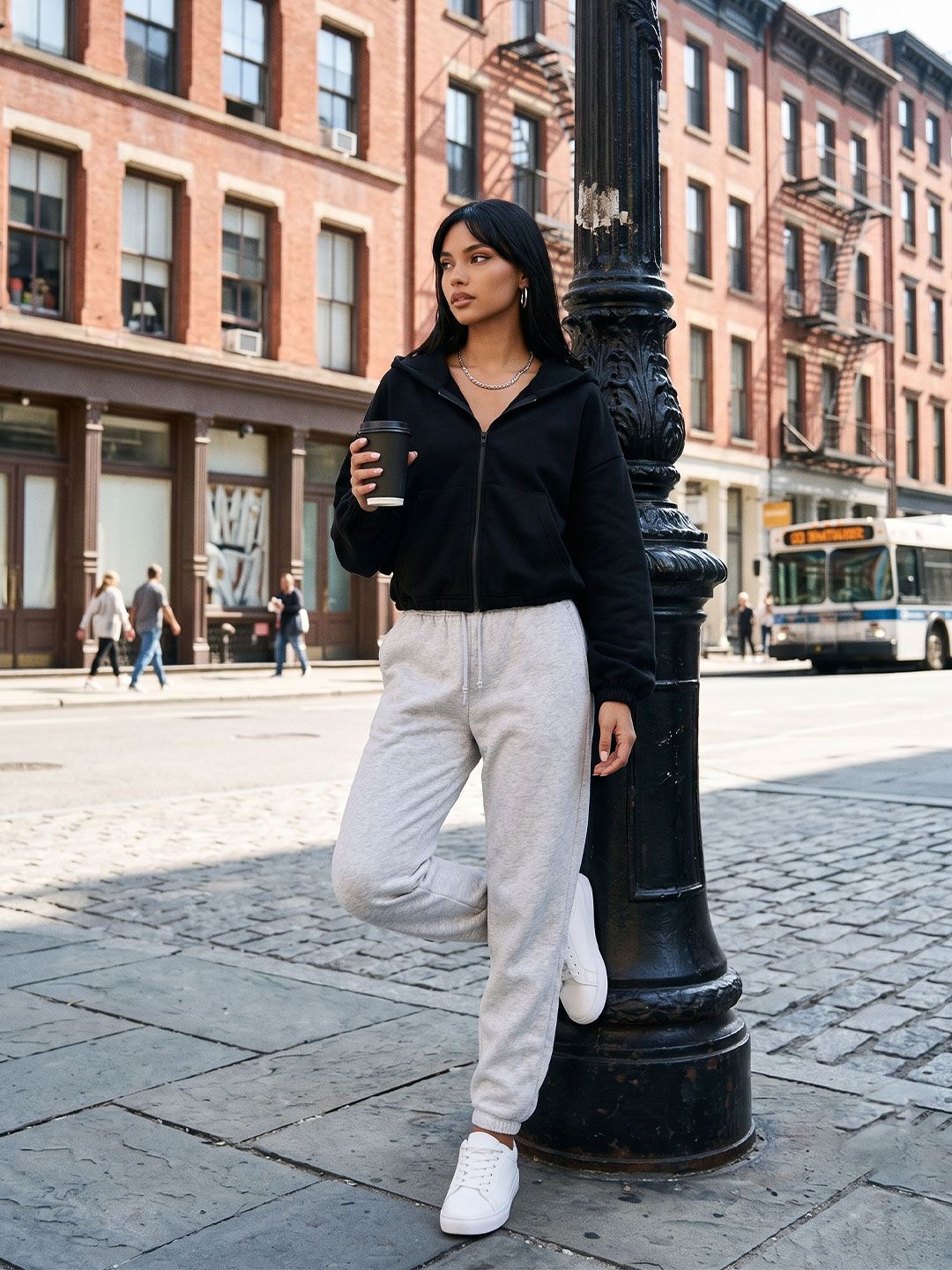 Suo Women Hooded Sweatshirt-picture-41