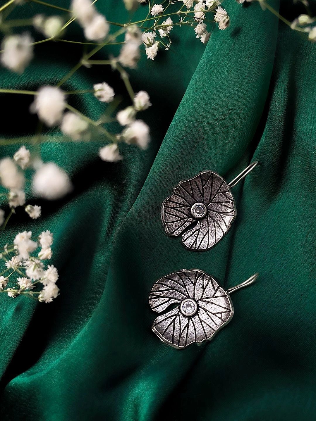 Silverays Accessories Floral Drop Earrings-picture-30