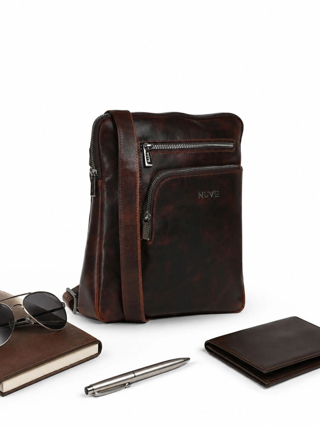 NUVE Men Leather Laptop Bag-picture-48