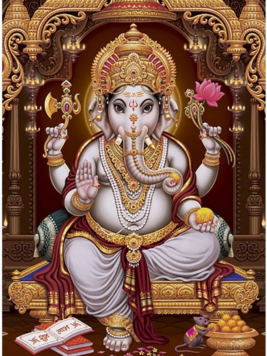PnF Multicoloured Wood Religious Wall Paintings-picture-54