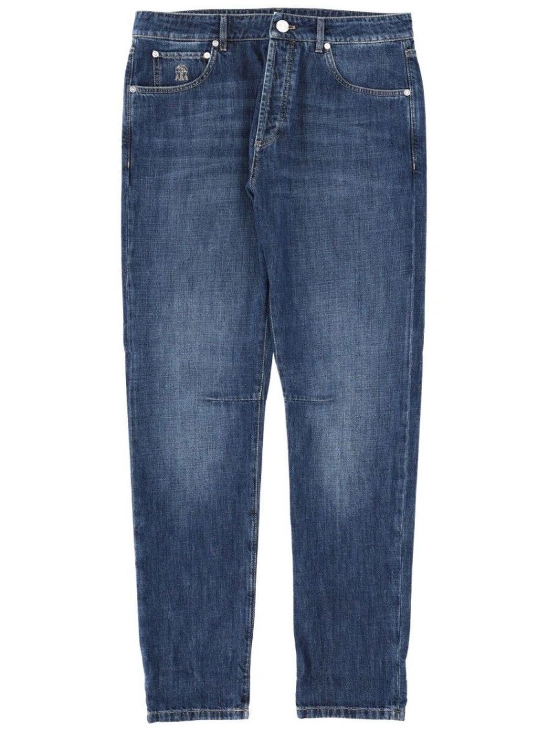 Brunello Cucinelli Men Straight Fit Mid-Rise Jeans-picture-12