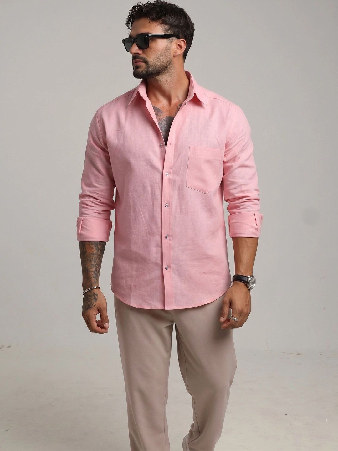 Greet Fashion Men Casual Shirt-picture-17