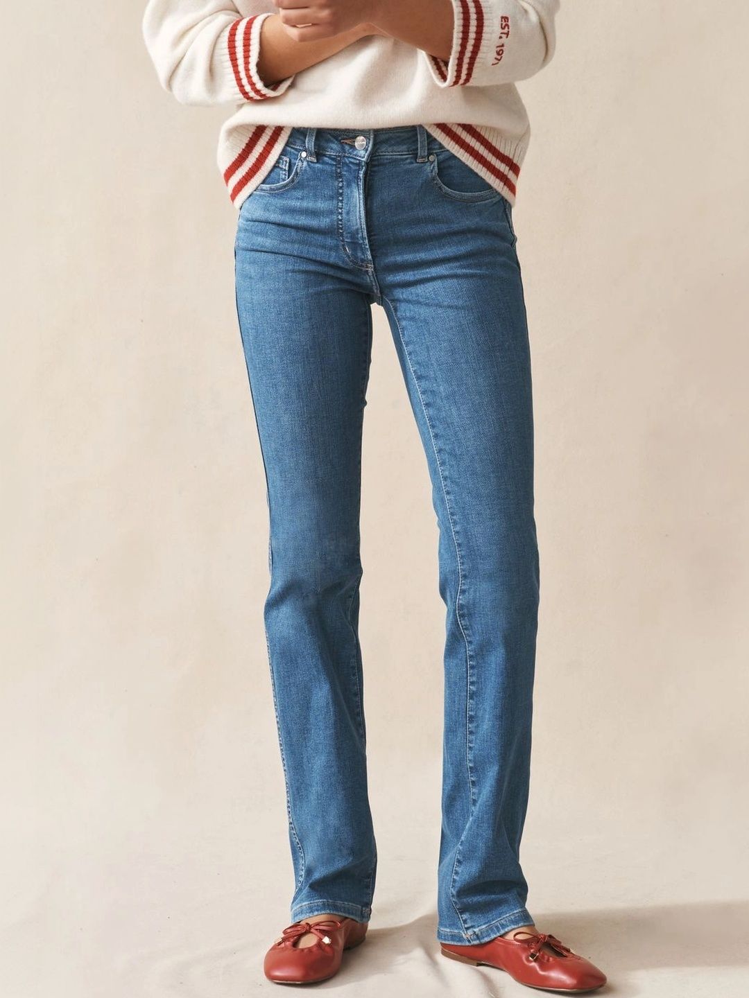 NEXT Women Slim Fit Mid-Rise Stretchable Jeans-picture-14