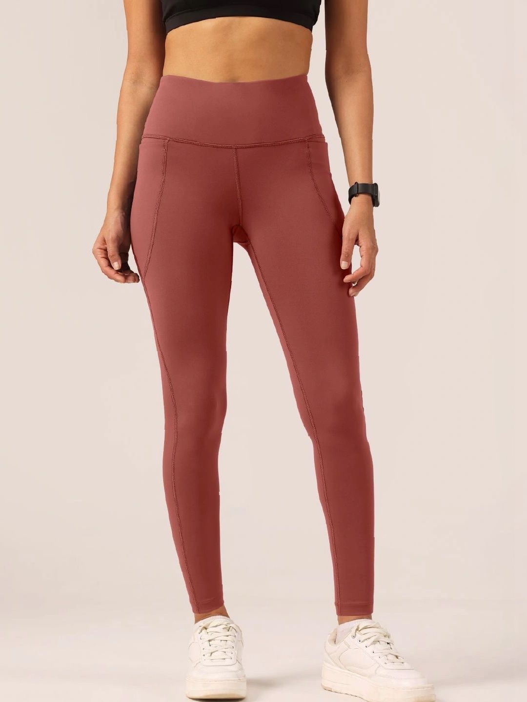 Blissclub Women High-Rise Ankle Length Tights-picture-13