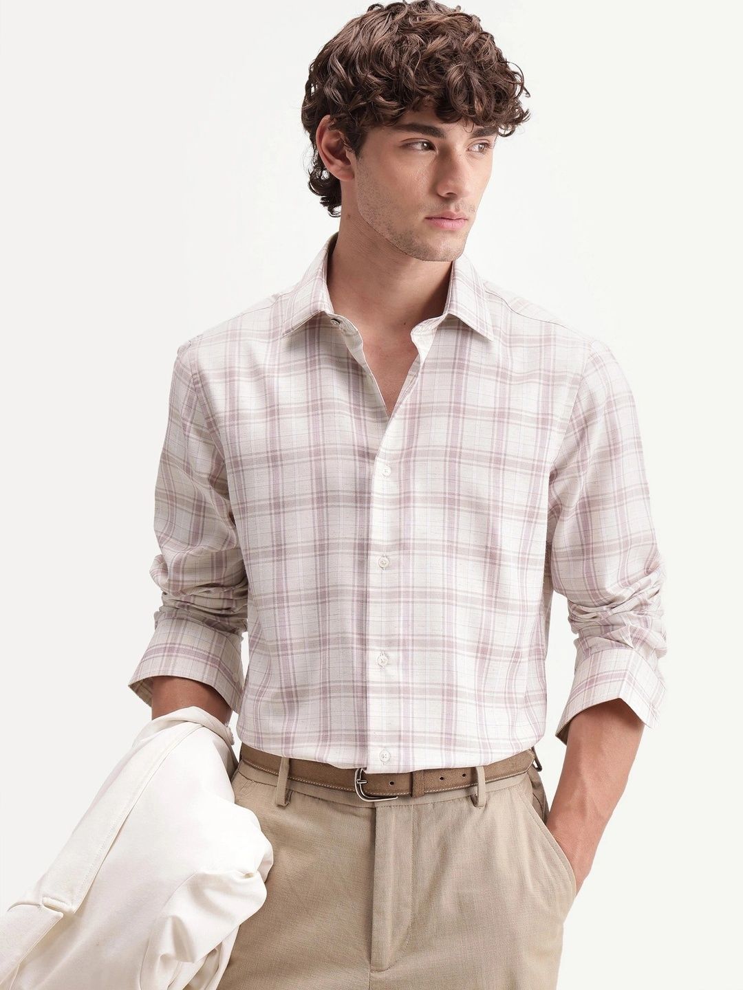 RARE RABBIT Men Checked Casual Shirt-picture-25