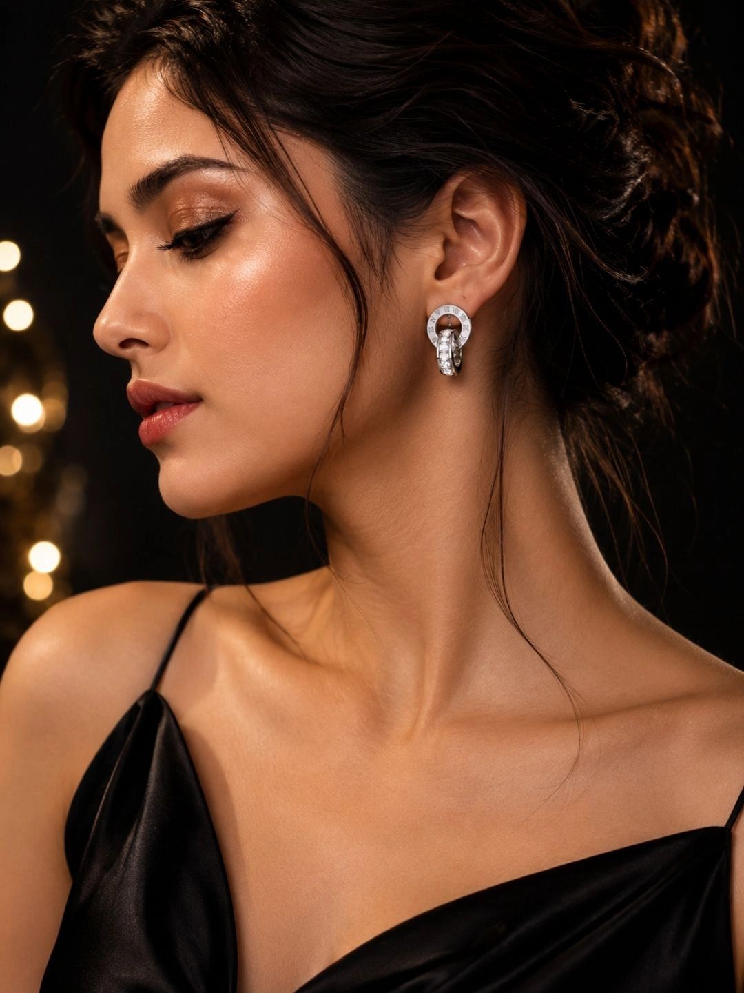 MONOZO Circular Drop Earrings-picture-26