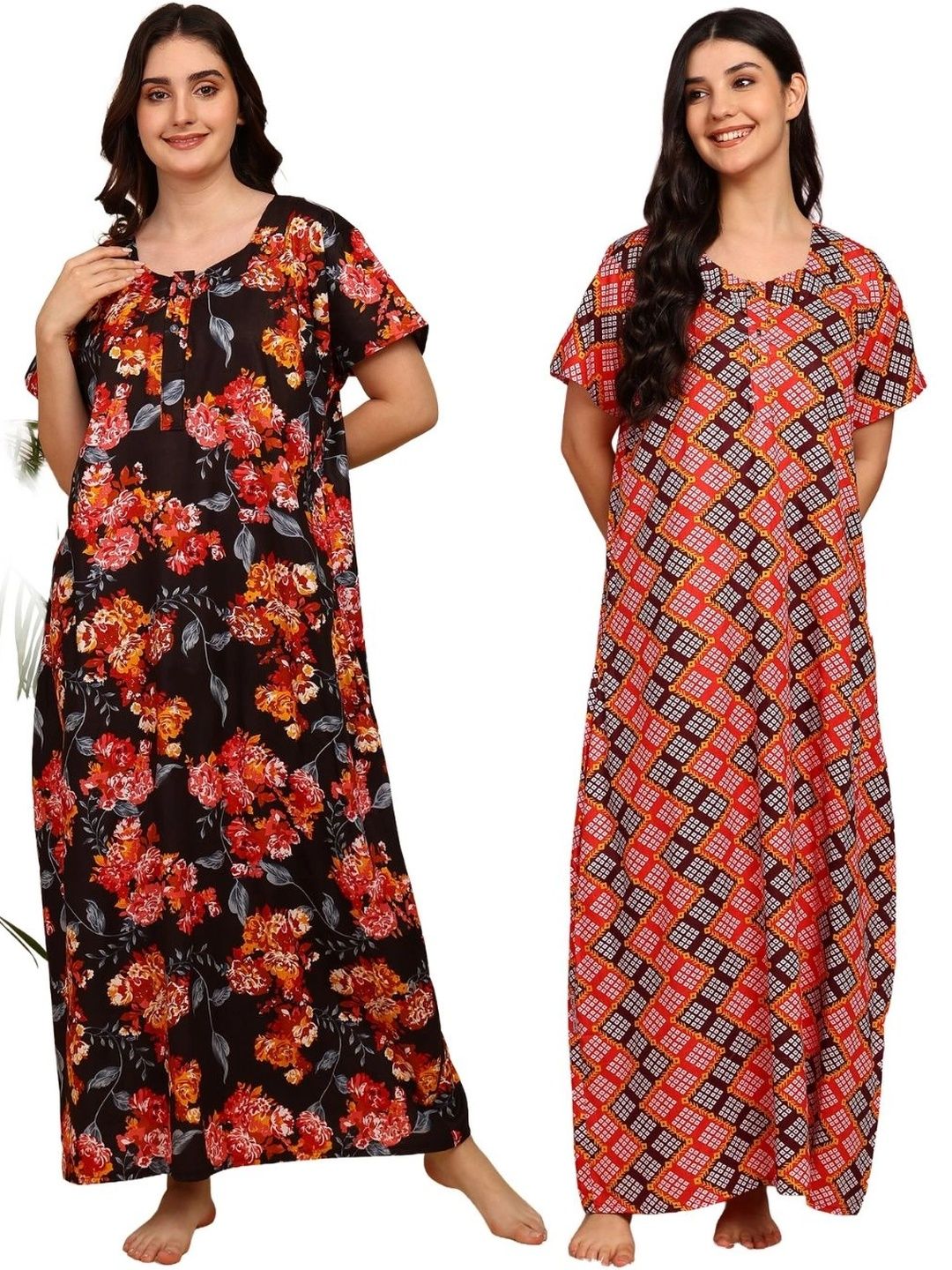 YUKATA Printed Maxi Nightdress-picture-26