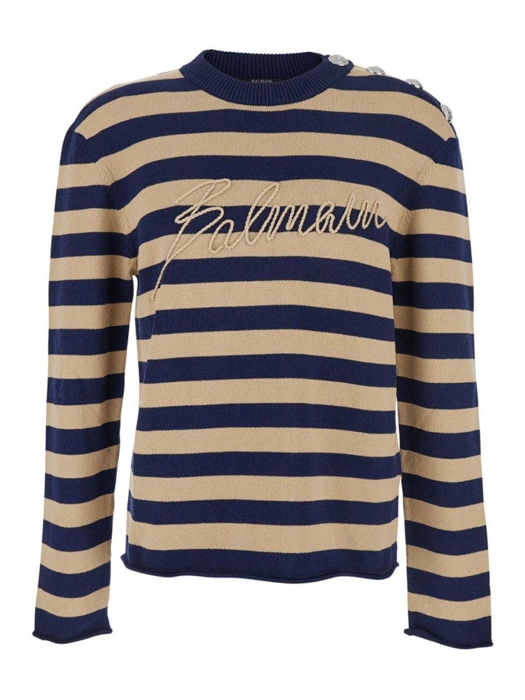 Balmain Men Striped Woollen Pullover-picture-45
