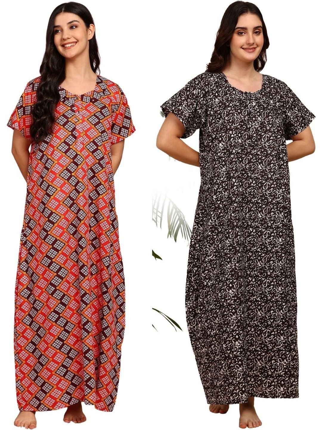 YUKATA Printed Maxi Nightdress-picture-13