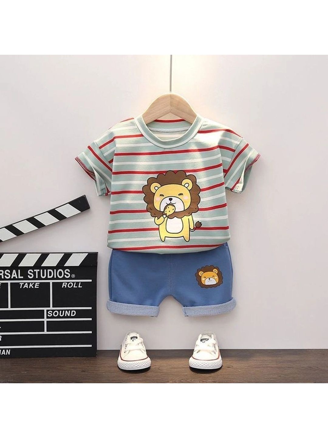 SRP COLLECTION Unisex Kids Printed T-shirt with Shorts-picture-29