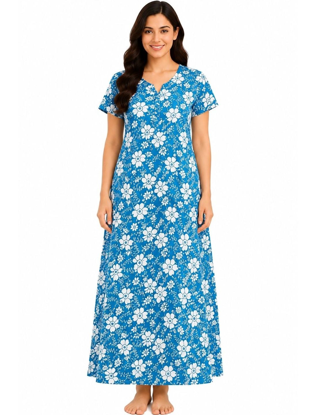 YUKATA Printed Maxi Nightdress-picture-3