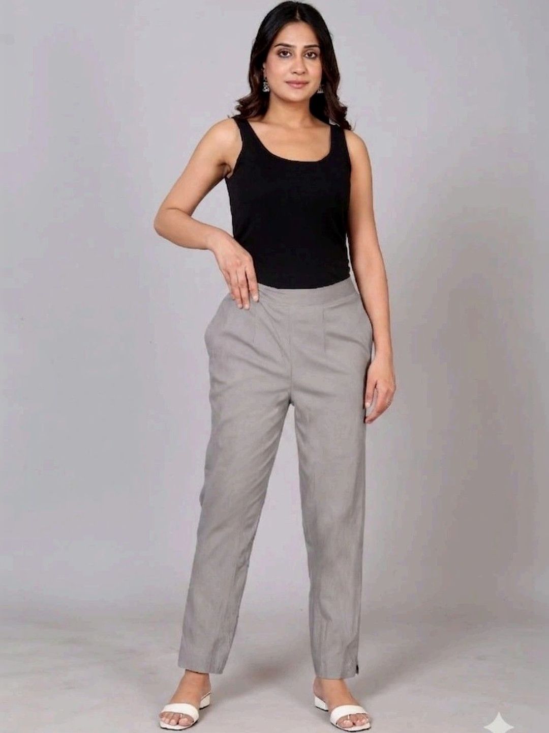 RIVNIX Women Smart High-Rise Trousers-picture-29