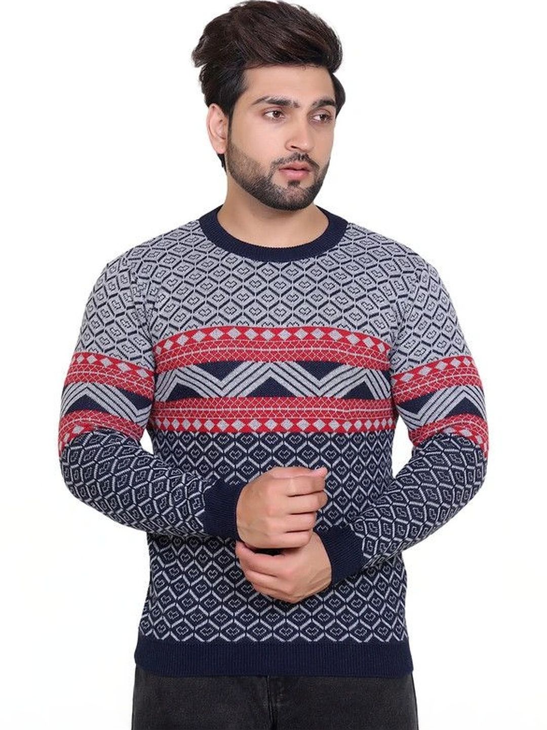 Grand Line Men Printed Pullover-picture-34