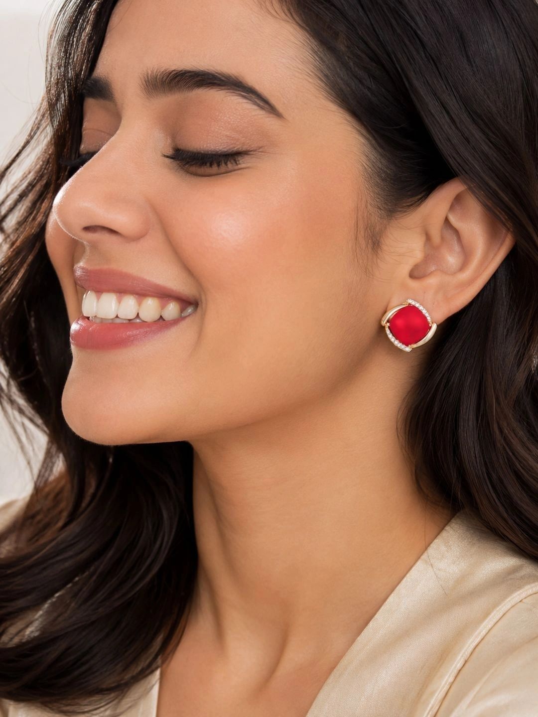 Tipsy closet Geometric Studs Earrings-image-28