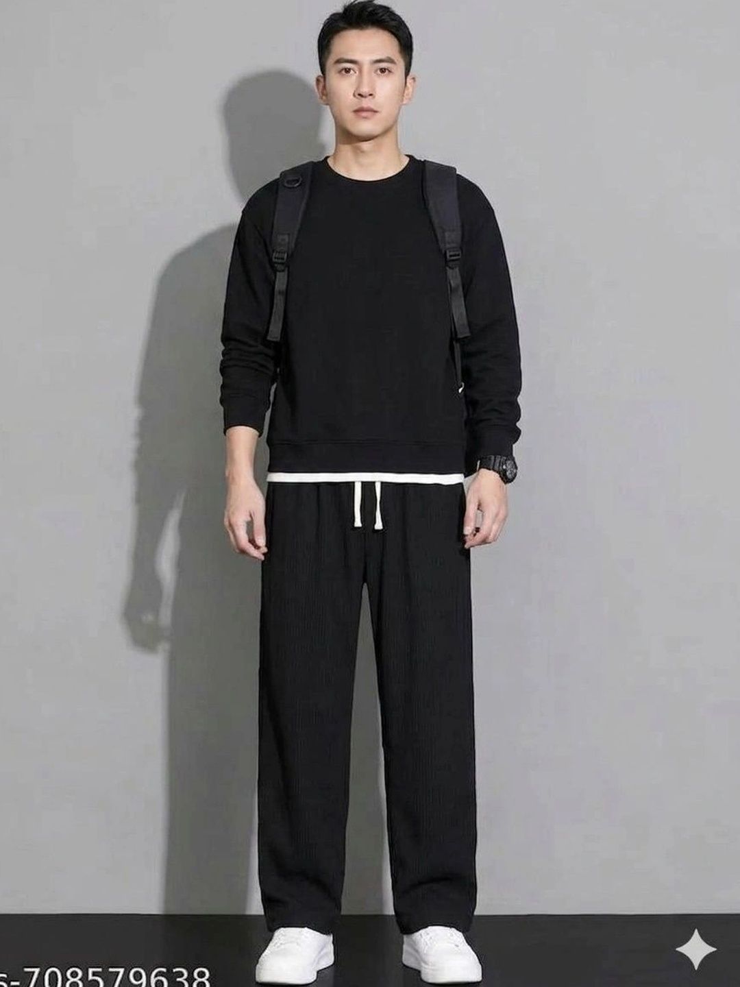 FLYWIND Men Regular Fit Textured Training Track Pants-picture-22