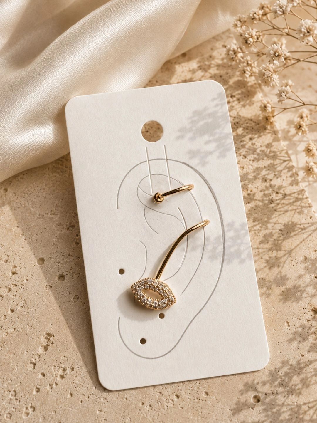 The Jewellery Tale Quirky Ear Cuff Earrings-picture-48